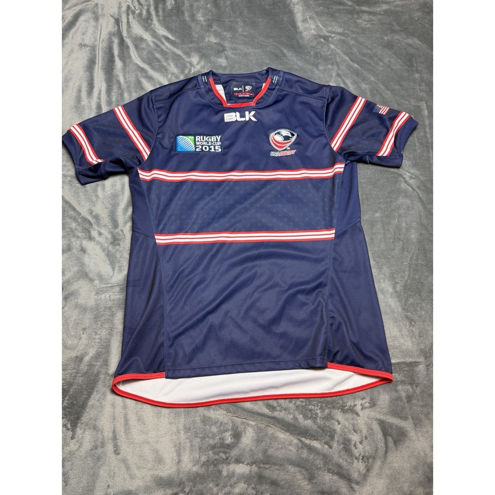 Samoa Rugby Union Jersey 2015 Rugby World Cup Shirt by BLK size M-L Mens RARE